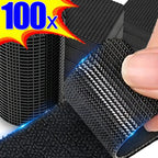 2/100pcs Carpet Fixing Stickers Double Faced High Adhesive Car Carpet Fixed Patches Home Floor Foot Mats Anti Skid Grip Tapes