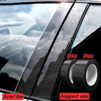 3D Carbon Fiber Sticker Paste Car Threshold Protective Film Anti Scratch Waterproof Matte Black Nano Sticker Tape for Car Body