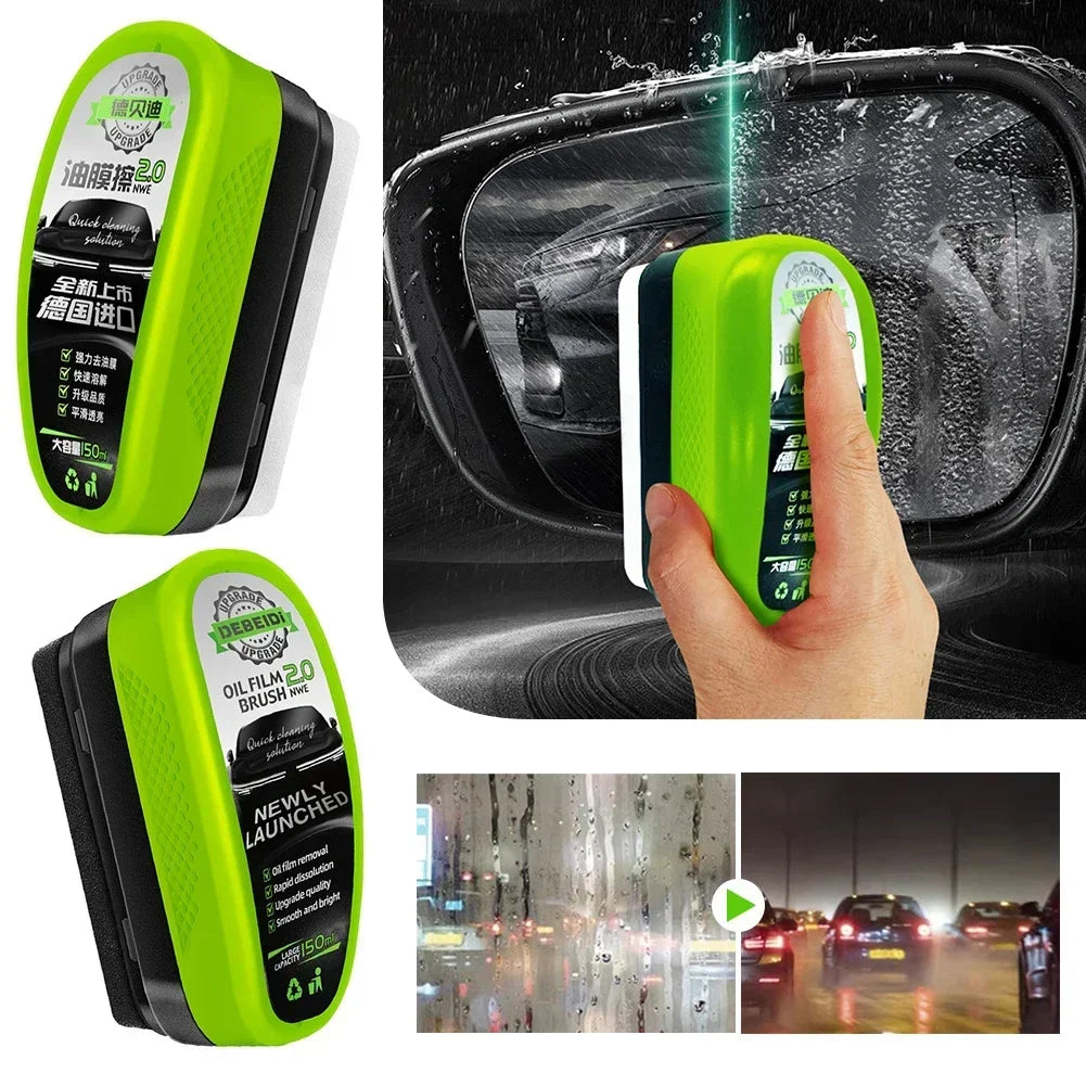 Glass Cleaning Board Car Windscreen Cleaner Brush Strong Front Windshield Stain Remover Prevents Rain and Fog Cleaning Amagi