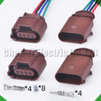 4 Pin Automotive Connectors Pressure Oxygen O2 Sensor Wire harness plug 8K0973704A 1K09...