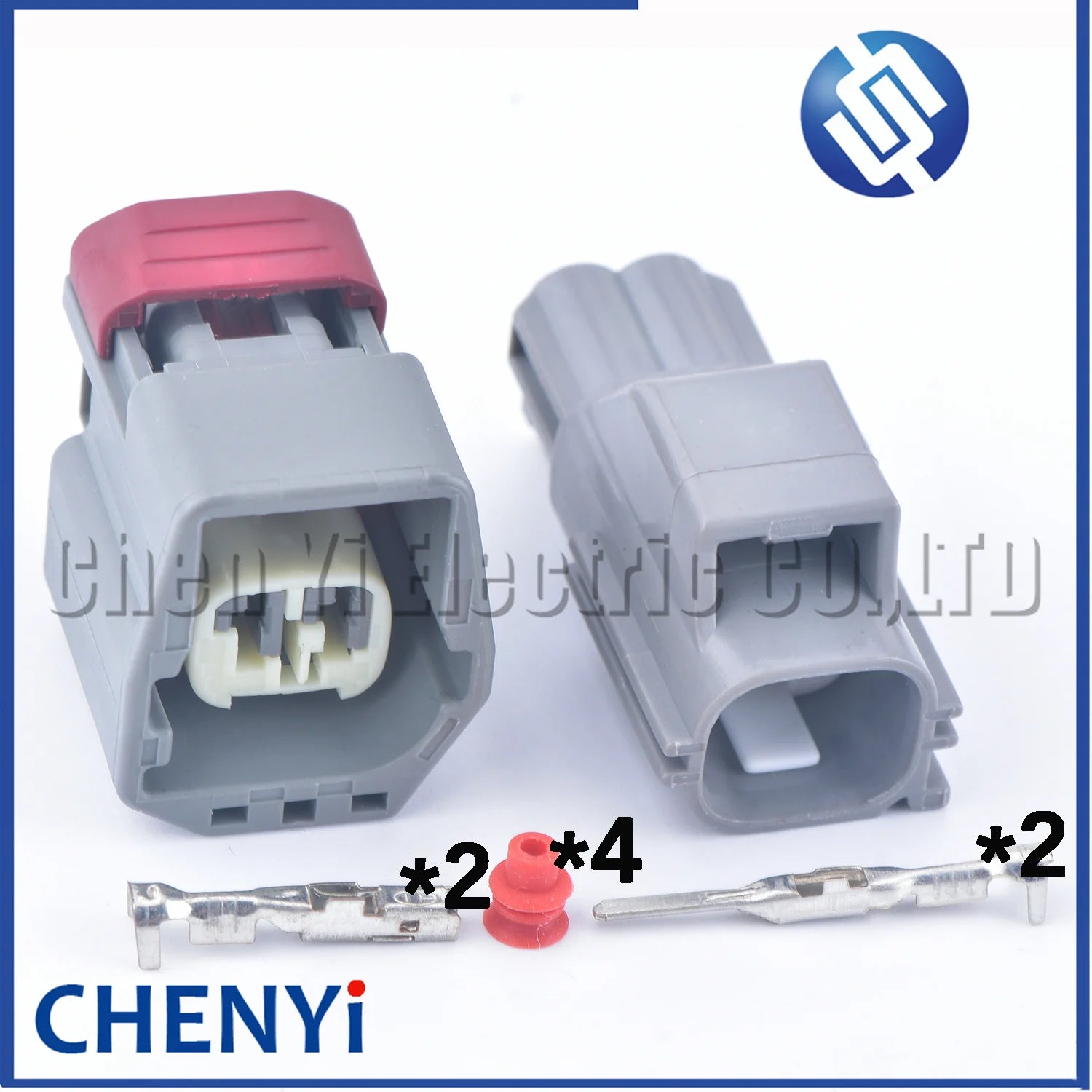 2 Pin Auto water jet motor plug temperature sensor connector 7282-5548-30 7283-5558-10 7282-5558-10 7283-5548-30 For Volvo Mazda