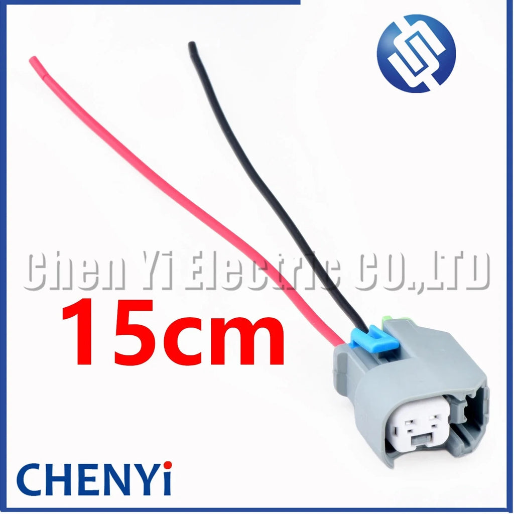 2 Pin 1.5mm female Auto Fuel Line Quick Injector Connector Wire harness plug Socket 15419715 15423278 15423276 For EV6 USCAR