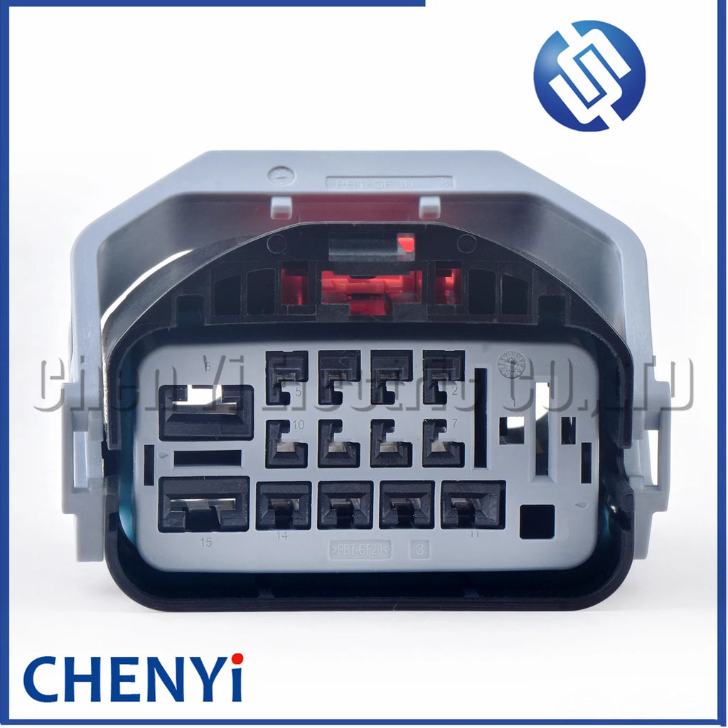 15 Pin female Automotive waterproof connector Grounding harness plug 35575195 For Model 3 Model Y Model S Model X