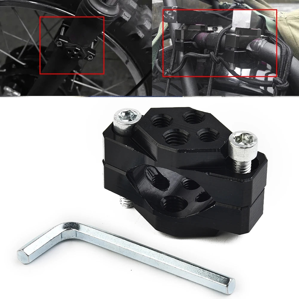 17-32mm Motorcycle Handlebar Bumper Mount Bracket Clamp For LED Spot Fog Light For Front Shock Absorber Installat