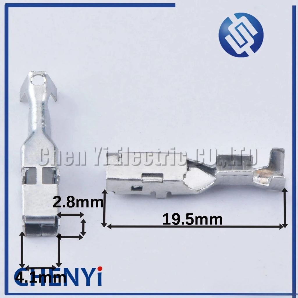50 pcs Auto Wire Terminal Crimp Loose Pins 2.8 mm Splice crimp For Car Electric Connector 7116-4111-02 7116-4110-02 7283-8977-30