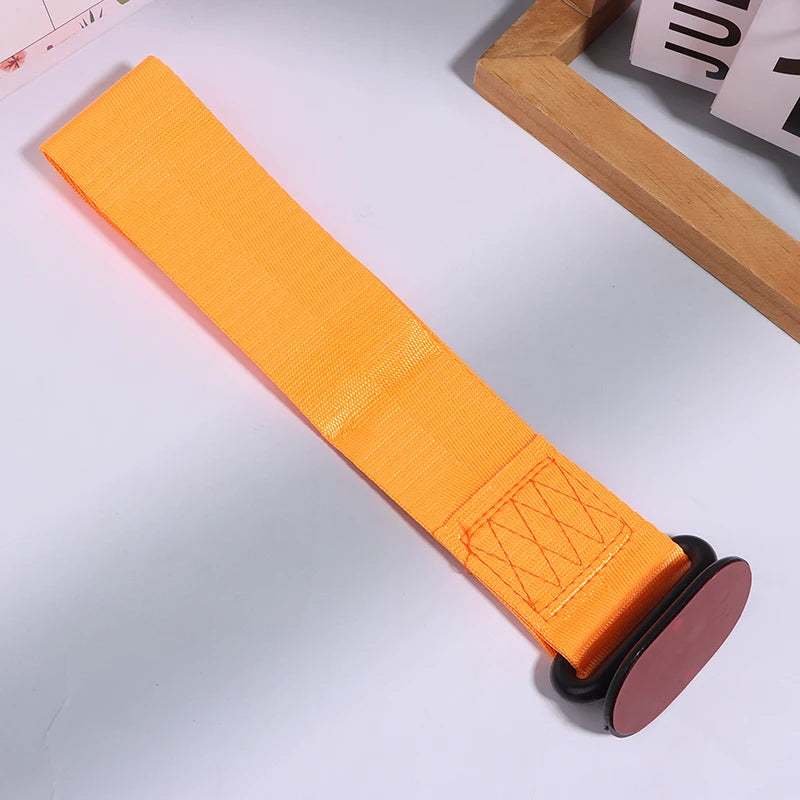 High Strength Car Color Pendant Tow Strap Belt Tow Rope Sticker Ribbon Car Decor Sticker Trailer Ropes Bumper Towing Strap