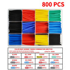 530/560/580/800PCS Heat Shrink Tubing kit 2:1 Shrinkable Wire Shrinking Wrap Tubing Wire Connect Cover Protection