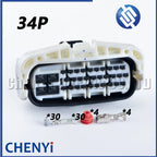 34 Pin/way Automobile waterproof Connector Engine ABS Pump ECU Plug with Pins For Toyota Camry 2.4 Corolla Lexus 90980-12020