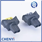 2 pin car waterproof connector headlight fog light harness plug for Nissan Teana Qashqai Tiida H7 H8 H9 240PC023S4019