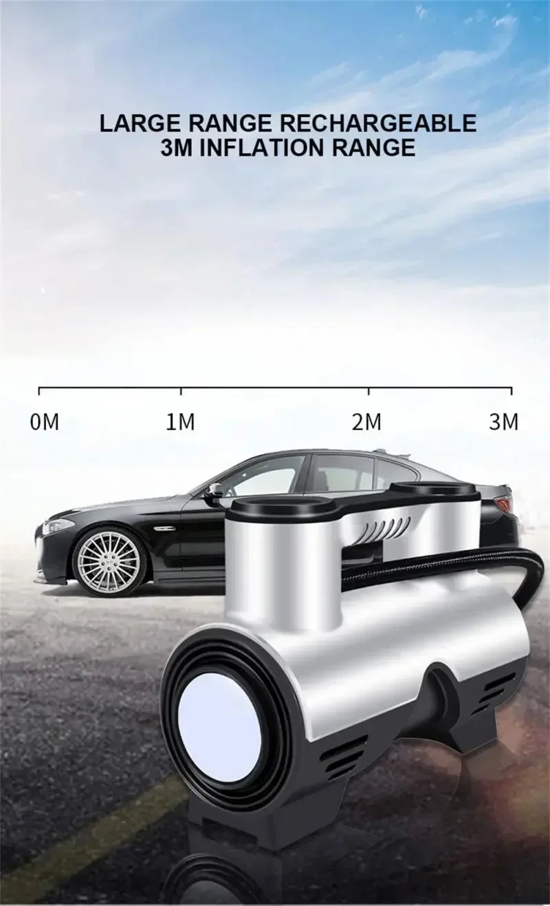 Car Mounted Inflator Pump Cigarette Lighter Charging Wireless Inflator Pump Tire Inflator Pump Inflator Portable Inflator amagi