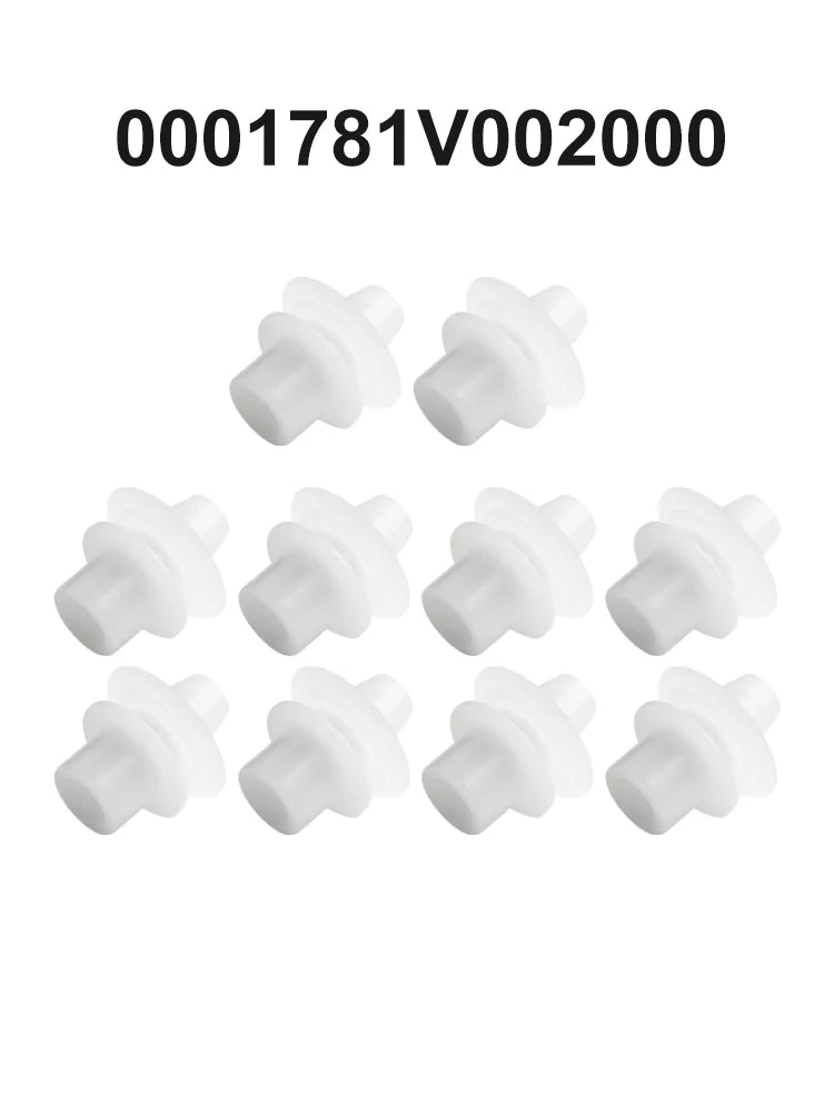 10pcs Car Interior Bumper Mud Guard Trim Clips For Smart For Fortwo 450 451 For Cabrio Coupe Rear Mudguard Fastener Kit Clips