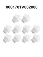 10pcs Car Interior Bumper Mud Guard Trim Clips For Smart For Fortwo 450 451 For Cabrio Coupe Rear Mudguard Fastener Kit Clips