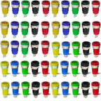20PCS 4mm Banana Socket 32A Panel Mount Female Connectors, Insulated Safety Binding Post Jacks, 5 Colors for DIY Projects