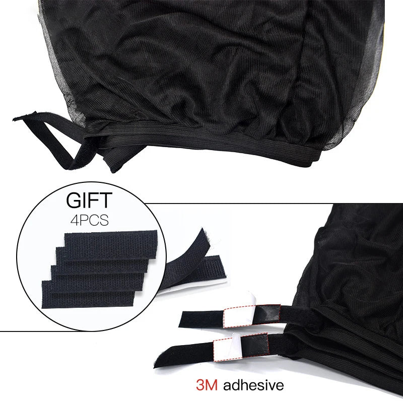 2pcs Car Styling Accessories Sun Shade Auto UV Protect Curtain Side Window Sunshade Mesh Sun Visor Protection Window Films Tools