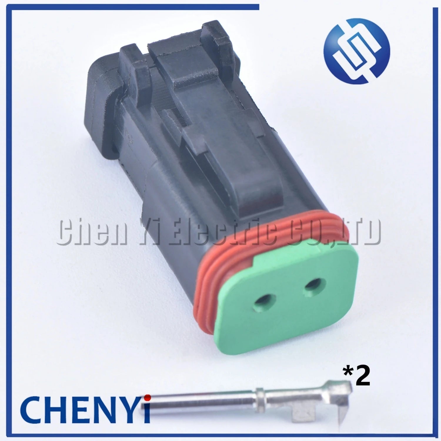 Black 2 Pin DT Series Enhanced Seal Waterproof Wire auto connector DT06-2S DT04-2P DT06-2S-E005 DT04-2P-E005 For Deutsch