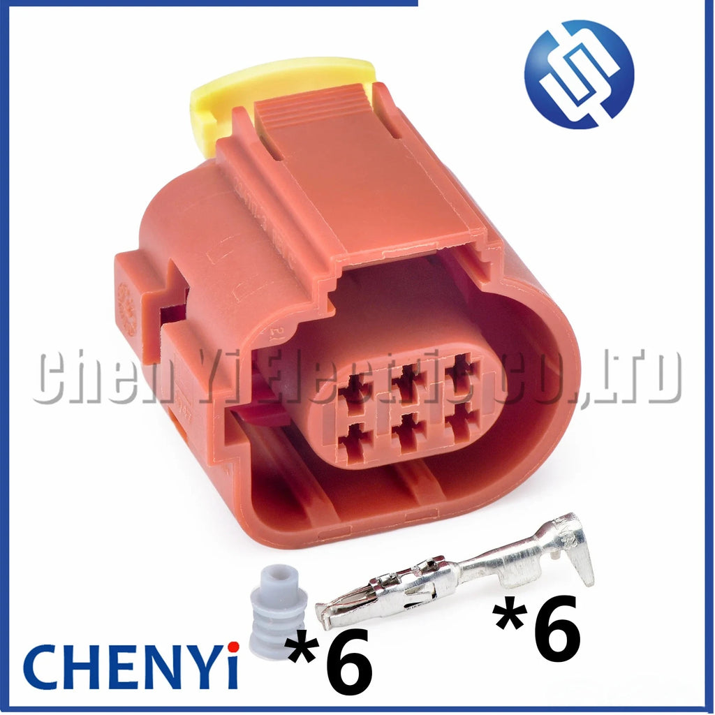 6 Pin Auto Power Steering Pump plug Car EGR Valve Connector Wire harness Plug 284717-3 284716-3 284716-6 284716-4 284717-4