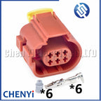 6 Pin Auto Power Steering Pump plug Car EGR Valve Connector Wire harness Plug 284717-3 284716-3 284716-6 284716-4 284717-4