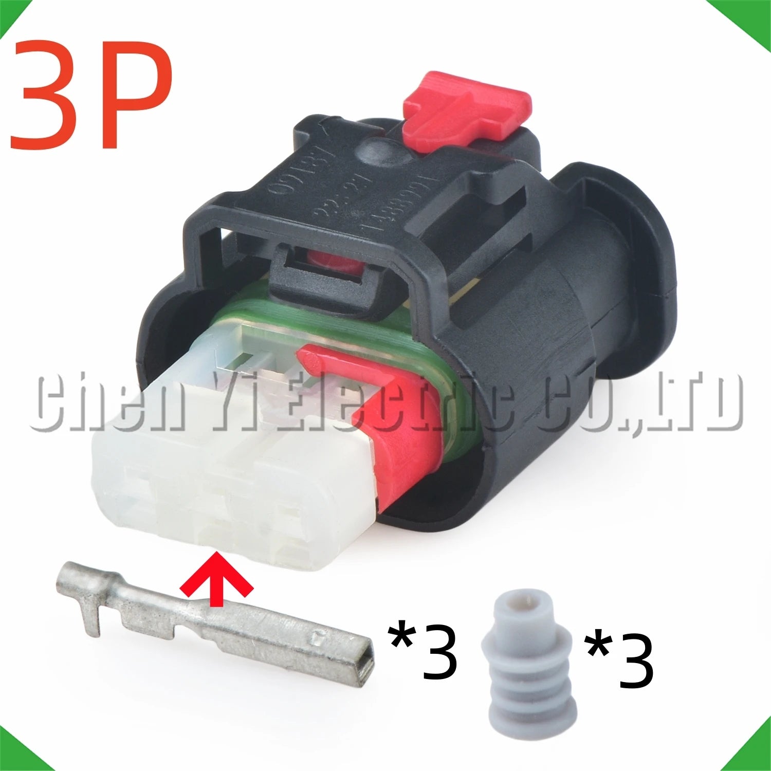 3-Pin Auto Connector Automotive Connectors water voltage ignition sensor