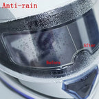 Crystal-Clear Helmet Anti-Fog Film–Nano Rain-Repellent Visor Shield for Day/Night Riding, Zero Distortion, Easy DIY Application