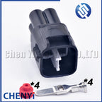 4 Pin Auto connector Water tank air conditioning motor fan Plug 7282-7043-30 7283-7043-30 DJ7041Y-4.8-11/21 For Toyota Suzuki