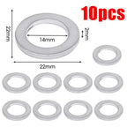 50/10Pcs Oil Drain Plug Crush Washers Gaskets 14mm for Honda Accord Civic CRV CRZ HRV Pilot Acura 9410914000 94109-14000