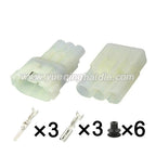 3 Pin Connector Waterproof Sumitomo 2.2mm Male Female Connector Auto Wire Harness Electrical Cable Plug 6187-3801 6180-3451