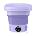 8L Portable Small Foldable Washing Machine with Spin Dryer For Socks Underwear Panties Washer Household Mini Machine Amagi