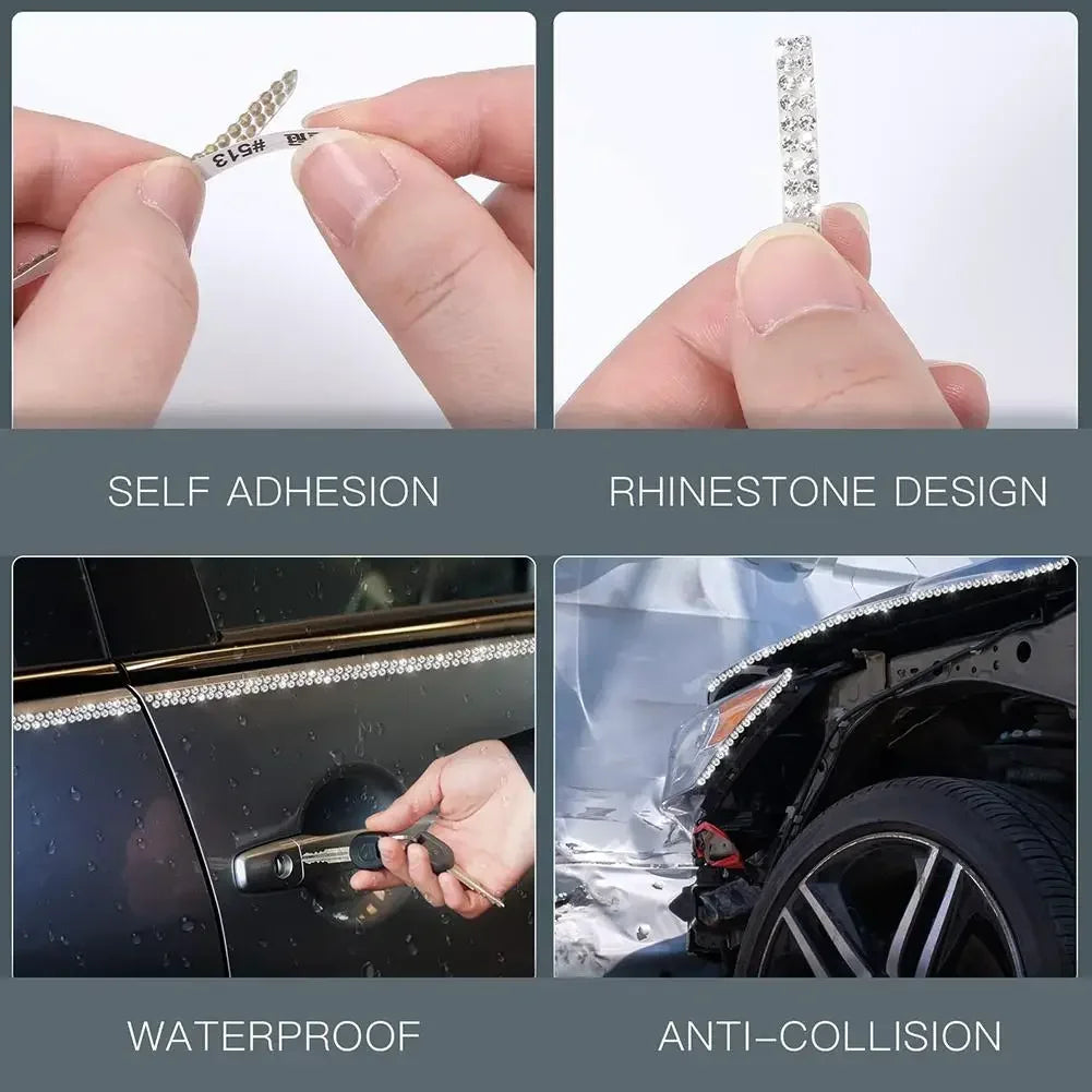 Car Decorative Stickers Auto Crystal Artificial Diamond Girls Car Decoration Accessories Auto Interior Cover  Waterproof amagi