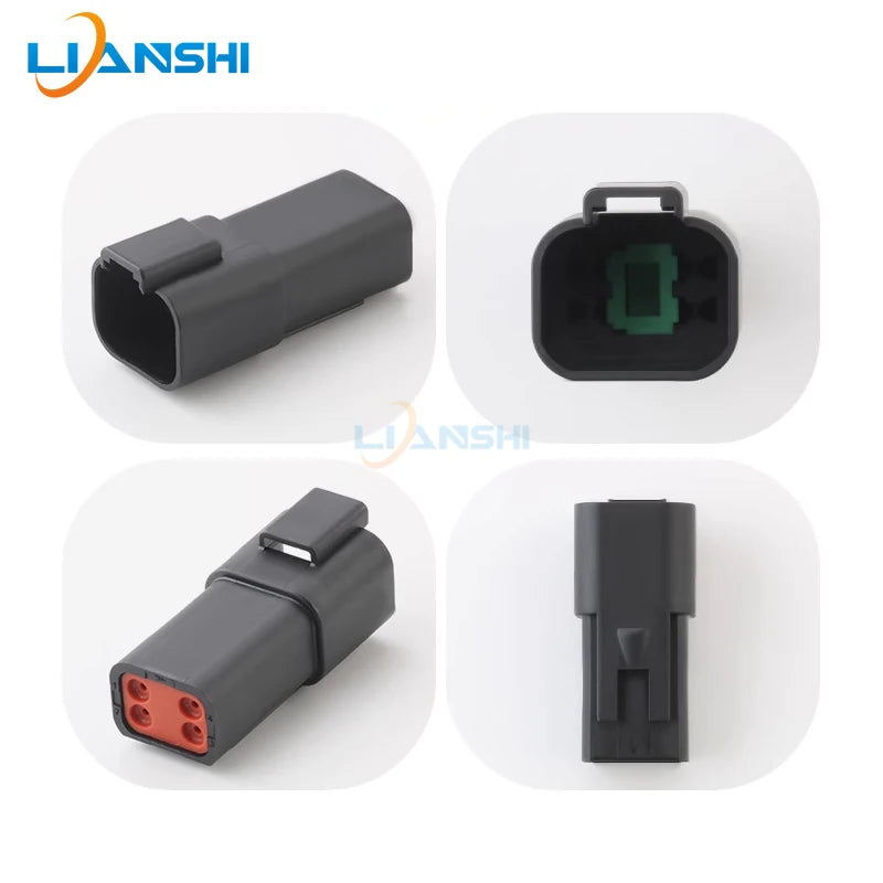 DT04-4P DT06-4S Auto waterproof connector 4pin waterproof connector with terminal