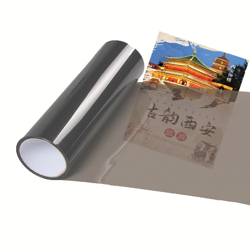 Gloss Transparent Light Black Smoke PVC Film Tint 30 X200cm Headlight Taillight Wrap Cover Film Foil Sticker Cover Car Styling