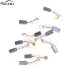 10pcs 5x5 x8mm Mini Drill Electric Grinder Replacement Carbon Brushes Spare Parts for Electric Motors Dremel Rotary Tools