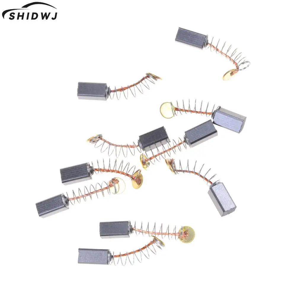 10pcs 5x5 x8mm Mini Drill Electric Grinder Replacement Carbon Brushes Spare Parts for Electric Motors Dremel Rotary Tools