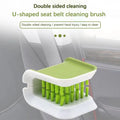 1Pcs Double Sided U Type Car Interior Openable Cleaning Brush Car Seat Belt Cleaning Brush Automotive Safe Belt Washing Tool