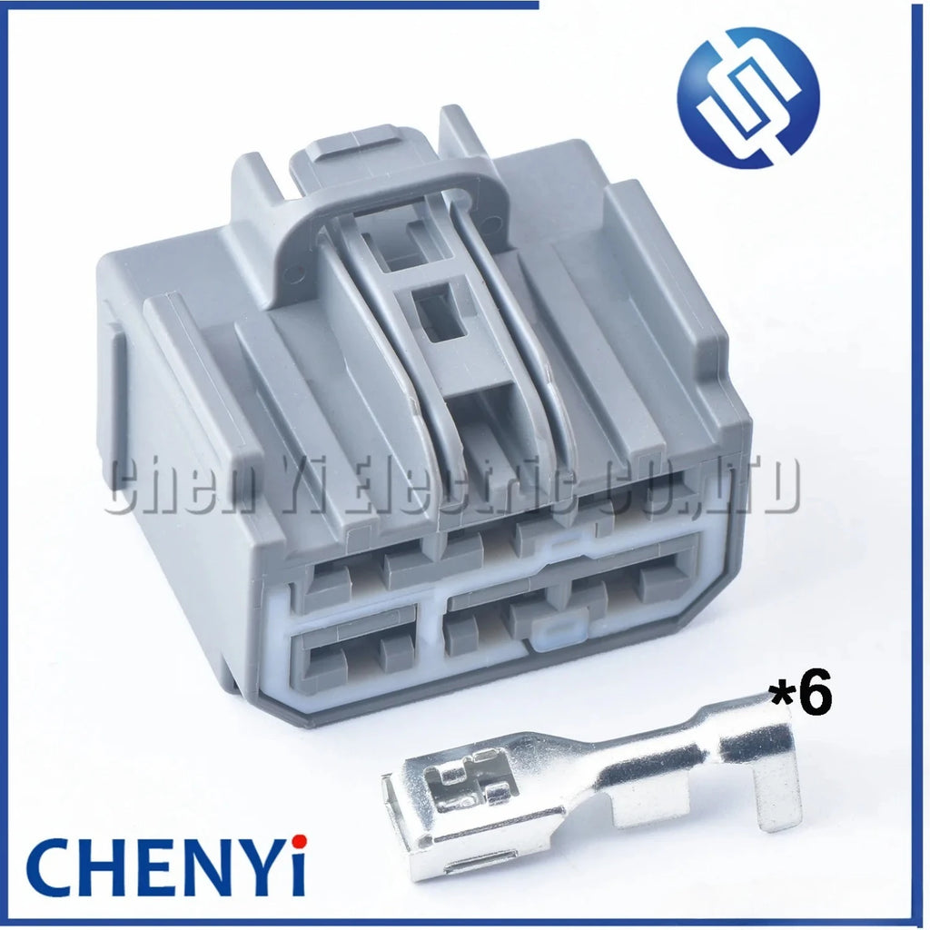 1 set 6 Pin Automotive Connector 7283-3740 blower resistance module plug  7283-3740-40 for S80 S40 S60 XC90