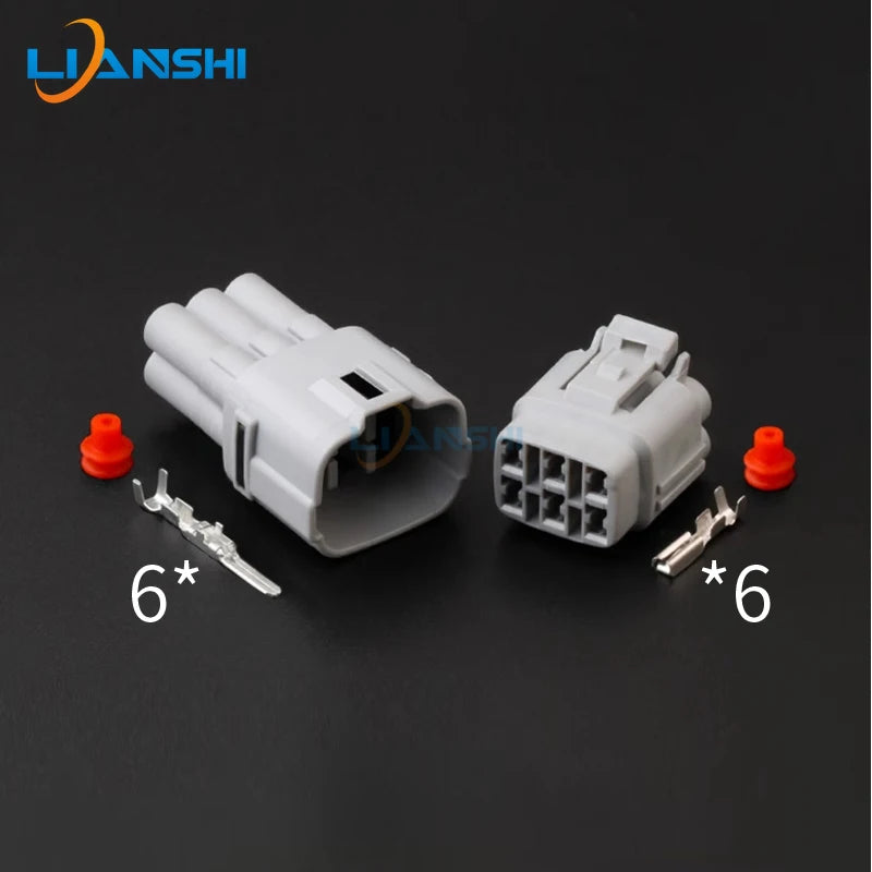 6188-0382 6180-6777 Automotive oil pump harness taillight plug 6p male and female harness connector with terminal DJ7069Y-2.2-11