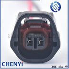 2 Pin car waterproof reversing radar probe sensor wire connector 7283-8720-30 7182-8720-30 for Nissan parking sensor plug