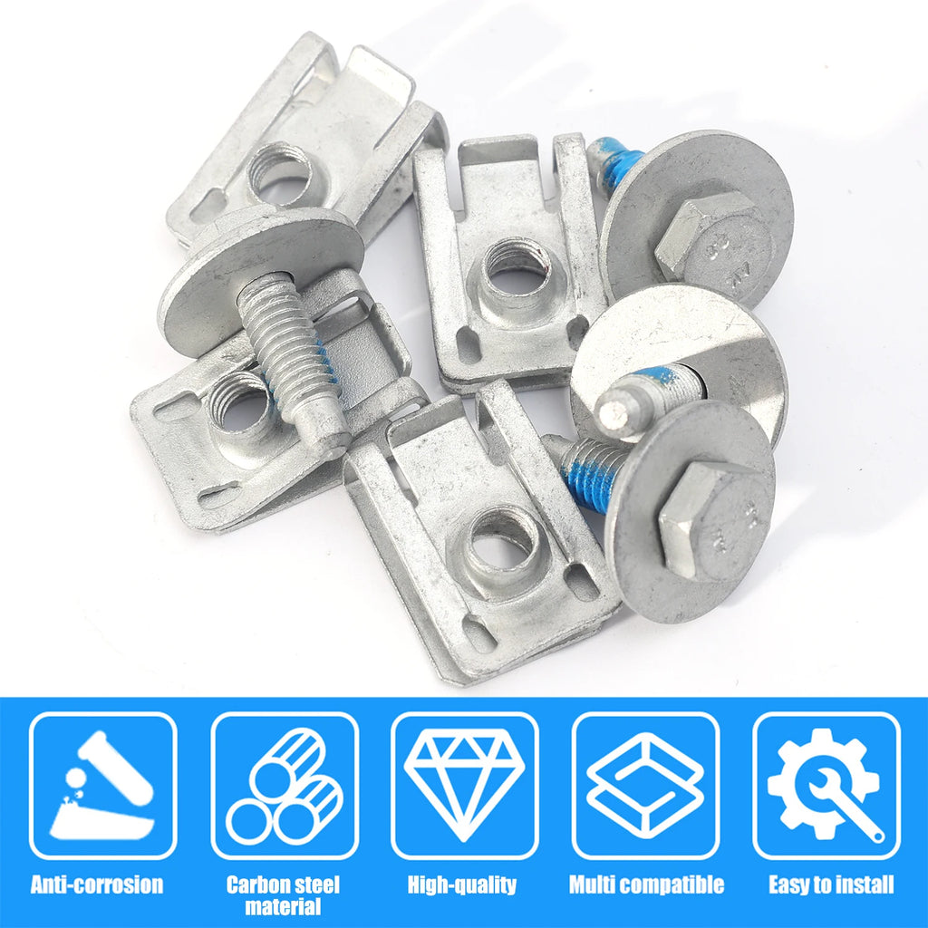 20Pcs High Quality Car Body Bolts Clip M6 Engine Covers Splash Shield Guard Bumper Fender Retainer Fastener Auto  Accessories