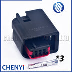 3 Pin Female Automobile waterproof Connectors 1438454-1 For 4x4 traction control Hall sensor Wire harness Plug