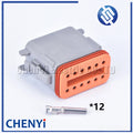 12 Pin Automotive waterproof connector Wire harness plug DT06-12S DT04-12P DT04-12P-L012 DT15-12P DT13-12P For Deutsch DT series
