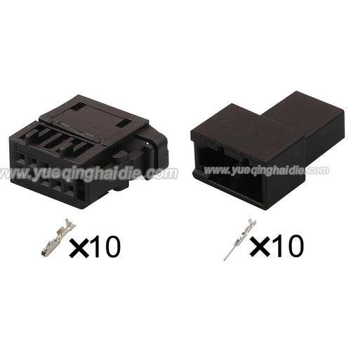 10 PIN Cable Unsealed 0.6mm Wire Harness Male Female Connector Housing Plug Connector 6R0972930A/1-1670990-2