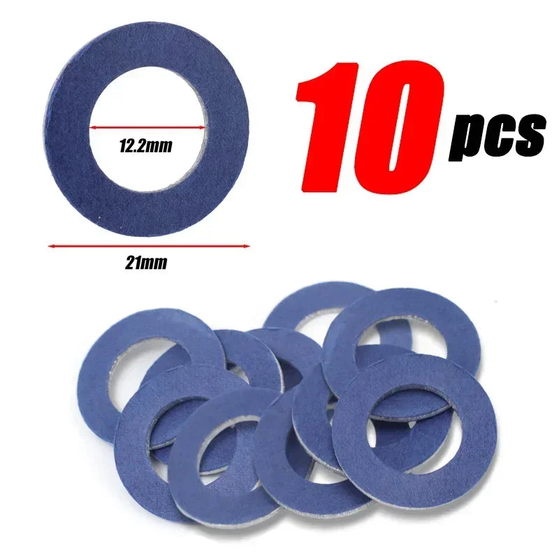 Oil Pan Gaskets Nut Seal Ring Alumium for Toyota Lexus Engine Oil Drain Plug Seal Washer 90430-12031 Cars Parts Auto Accessories