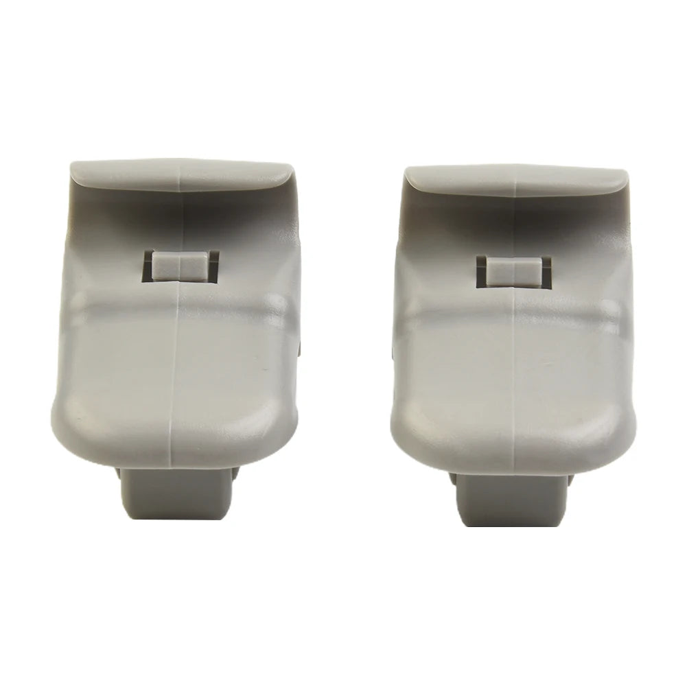 2 Pcs Car Grey Sun Visor Clip For Mazda 3 5 6 CX 7 CX 9 RX 8 MPV Car Sun Visor Clip Gray Interior Hanger Hook Clip Bracket