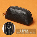Car Leather Key Holder Minimalist Keychain Case Wallet Key Storage Case Protector Large-capacity Multifunctional Key Pouch Amagi