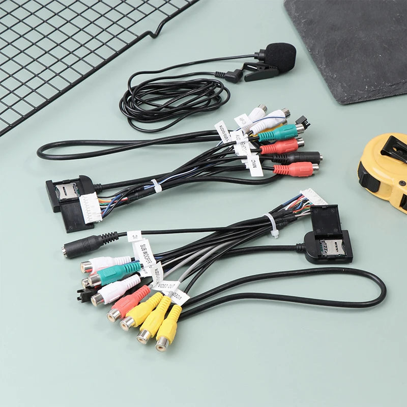 2024 New Sim Card Slot Adapter For Android Radio Multimedia Gps 4G 20pin Cable Connector Car Accsesories Wires Replancement Part