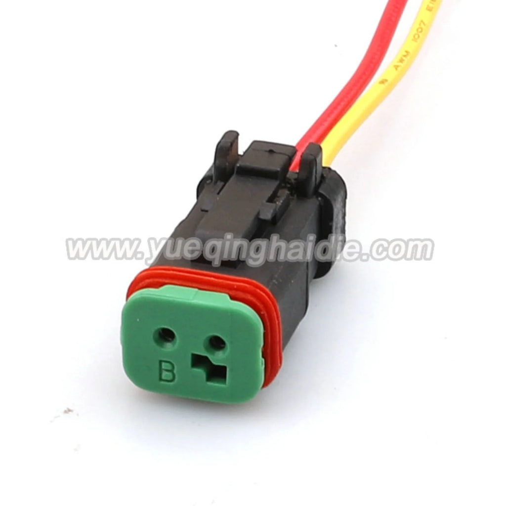 2 PIN Connector Waterproof 1.6mm Series Male Female Connectors Black Auto Plug For Mazda DT04-2P-E005 DT06-2S-E004