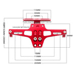 Universal Adjustable Motorcycle License Number Plate Bracket Rear Turn Signal Lamp Holder CNC Aluminum Eliminator Kits