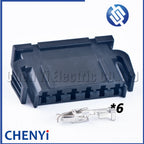 6 Pin Automotive Connector Female Auto Rear Tail Light Lamp Wire harness Plug 893971636 893 971 636