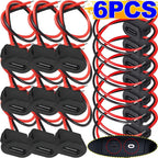 USB-C Female Socket 2-Pin Molded Pigtail Cable – 3A 30V Power Connector for Car Motorcycle DIY
