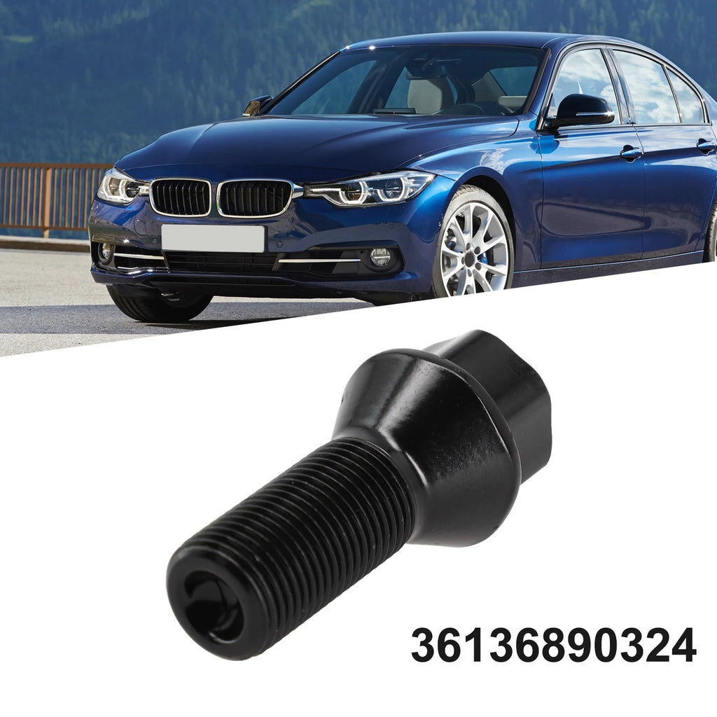 36136890324 For BMW Wheel Nut Stud Bolt tire screws M14 X 1.25 Black F25 X3 E70 X5 Hub bolt rod