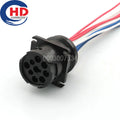 9 Pin HD10-9-1939P Deutsch Green Circular Aviation Male Connector Motorcycle Electrical Harnesses For Track J1939